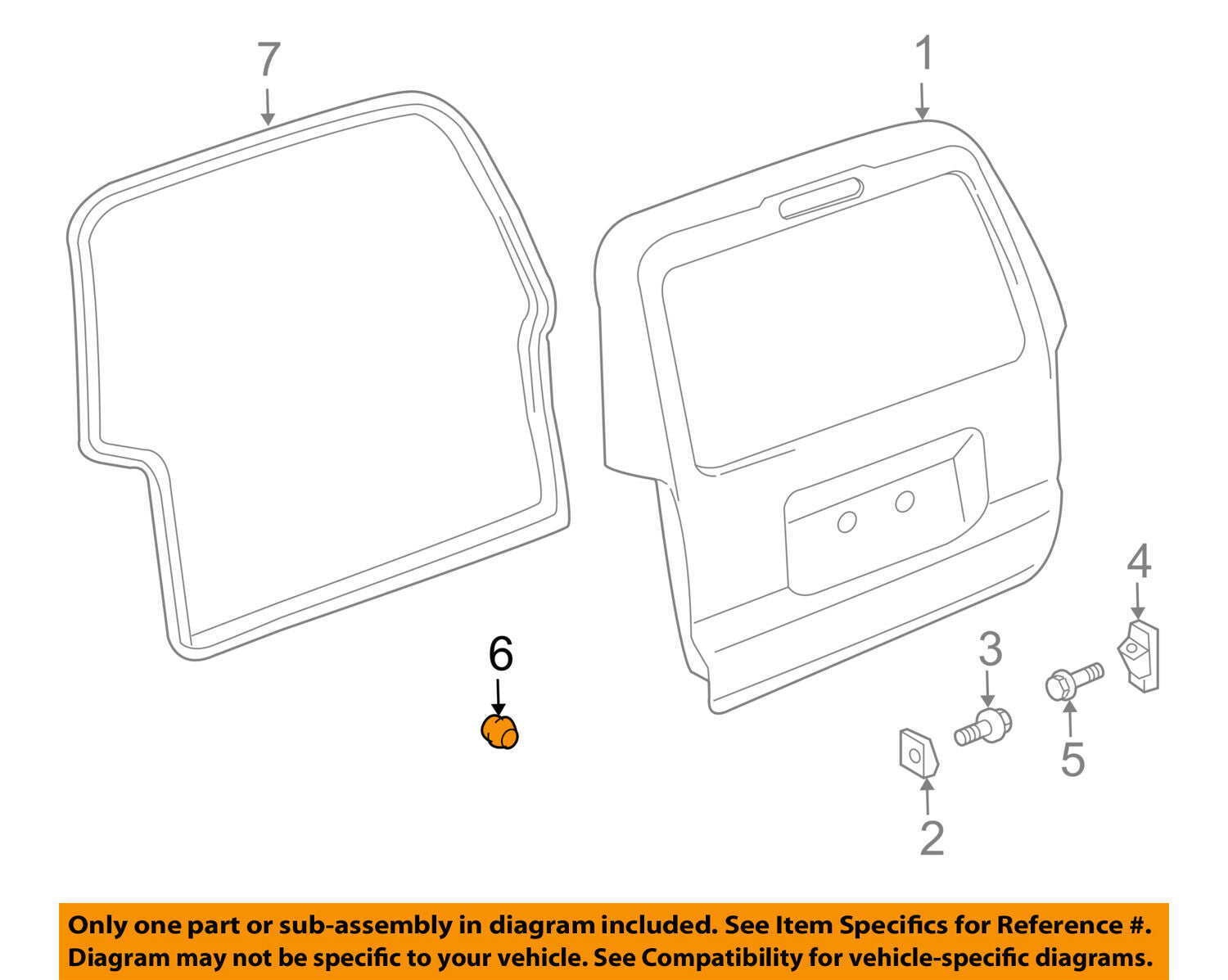 TOYOTA OEM Rear Door-Door Shell Cushion 9054109069