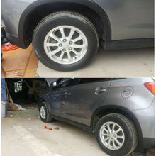 2Pcs 5.5CM Car Fender Flares Wheel Eyebrow Trim Protector Cover Black Rubber Lip