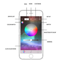 APP Control RGB LED Strip Neon Light Under Tube Underglow Underbody 60CM & 90CM