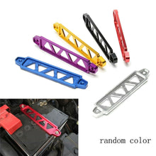 Random 22cm Aluminum Car Battery Tie Down Holder Mount Bracket Brace Bar Billet
