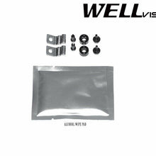 WellVisors CHROME TRIM Side Window Visors Rain Deflectors For 14-UP Nissan Rouge