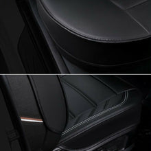 Car Seat Covers Luxury PU Leather 5-Seats Front+Rear Seat Cushions Four Seasons