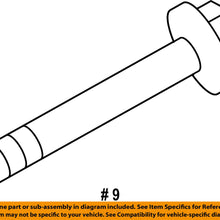 NISSAN OEM 11-17 Quest Front Suspension-Knuckle Mount Bolt 40178JA000