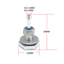 1 x Turbocharger Silicone Pipe Boost Hose Nipple Turbo Vacuum Vac Gauge Fitting