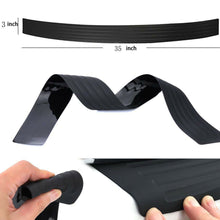 35" Car Tail Trunk Sill Plate Bumper Guard Protector Rubber Pad Cover Trim New