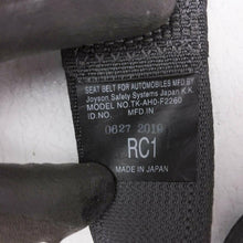 20 Toyota Corolla 4Dr Rear Middle Seat Belt 73360-12C10-C0 Japan Built Black