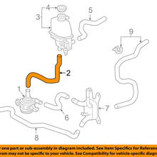 TOYOTA OEM 16-18 Prius 1.8L-L4 Inverter Cooling-Inlet Hose G922E47010