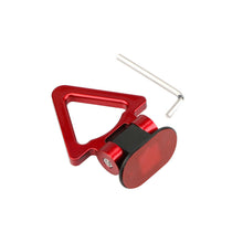 1x Car SUV Triangle Track Racing Style Tow Hook Look Decoration Red/Black/Blue