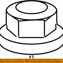 TOYOTA OEM Stabilizer Bar-Front-Stabilizer Link Nut 90178A0080
