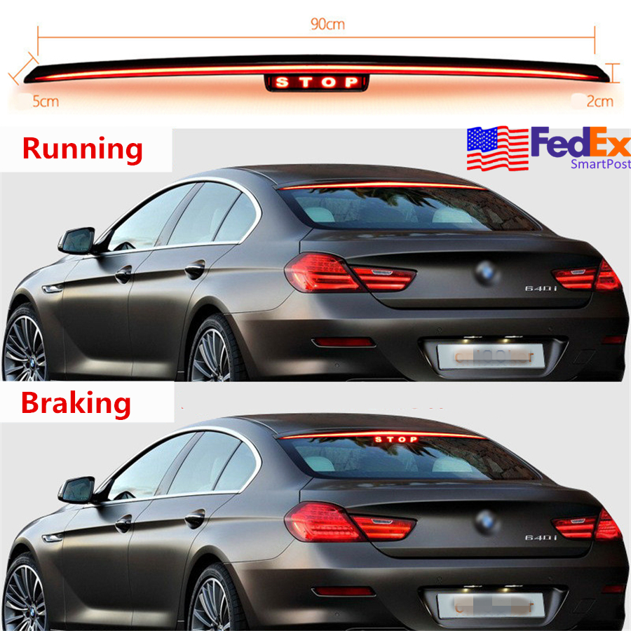 36 INCH LED Car SUV Rear Roofline Brake Light Bar Tail STOP Sign Universal US 1x