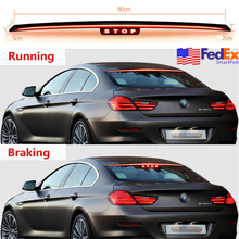 36 INCH LED Car SUV Rear Roofline Brake Light Bar Tail STOP Sign Universal US 1x