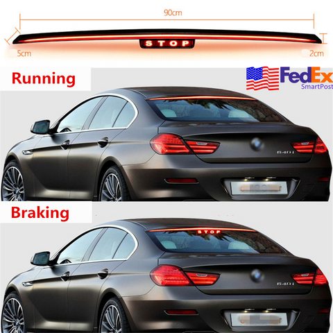36 INCH LED Car SUV Rear Roofline Brake Light Bar Tail STOP Sign Universal US 1x