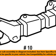 TOYOTA OEM 09-13 Corolla 1.8L-L4 Battery-Carrier Holder 7441002080