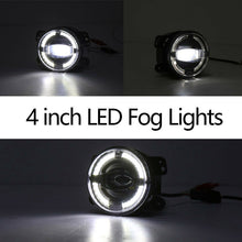 2x 4" inch 30W Round LED Fog Light Driving Lamp DRL for Jeep Wrangler 2007-2017