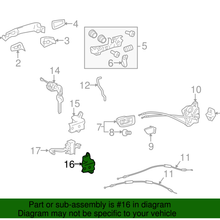 Genuine Toyota Lower Hinge 68730-02080