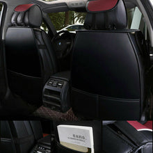 5D Car Sit Covers 5-Seats PU Leather Protector Universal Accessories Interior US