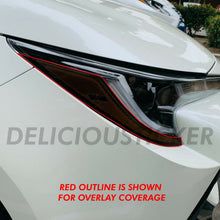 For 2019-2021 COROLLA SMOKE Head light Overlays Tint Precut Vinyl Front Smoked