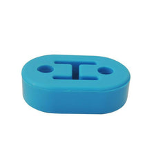 Universal 4Pcs Blue Polyurethane Rubber 2 Hole 73*12mm Exhaust Muffler Hanger