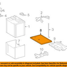 TOYOTA OEM 04-13 Corolla 1.8L-L4-Battery Tray 7443112090