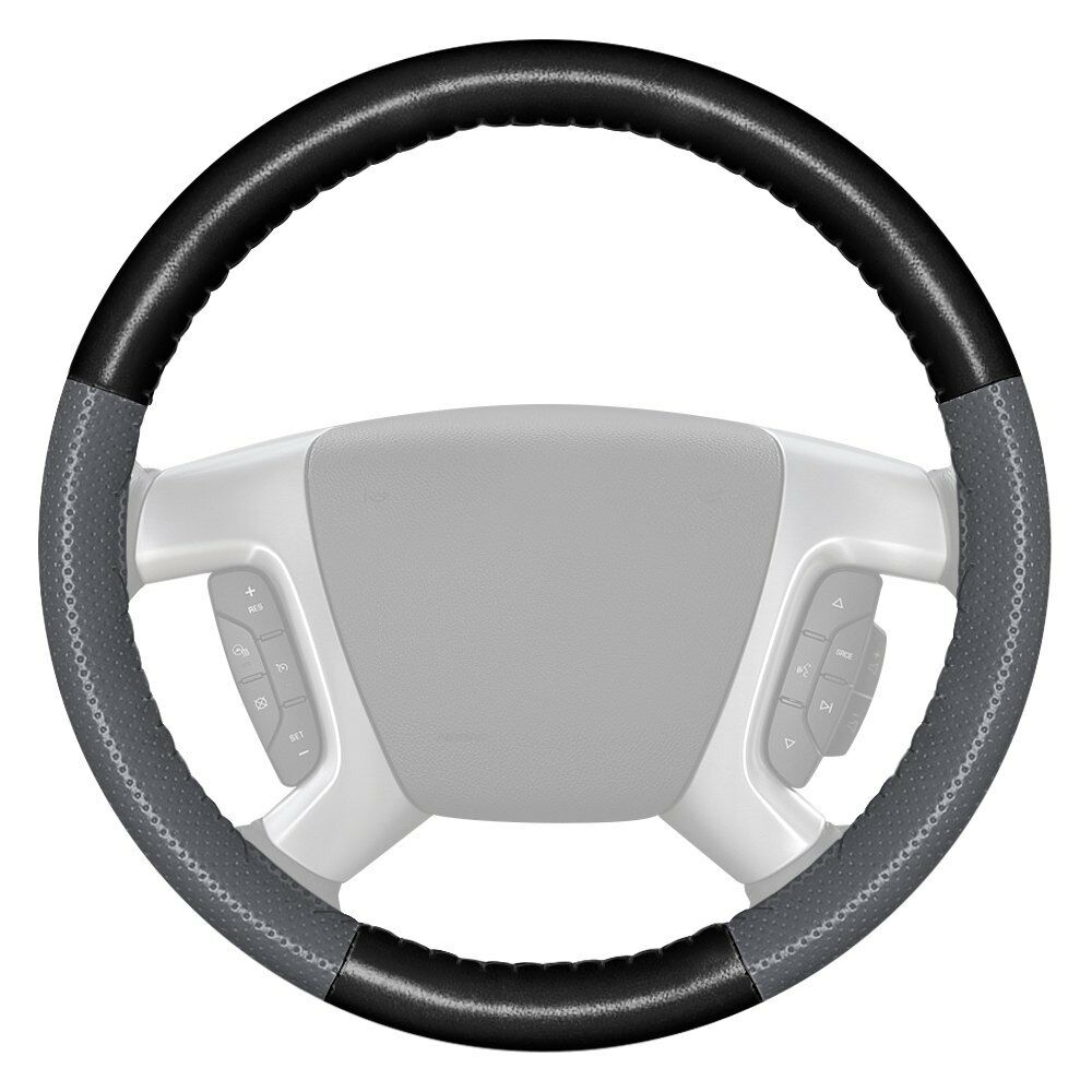 For Nissan Altima 18-20 Steering Wheel Cover EuroPerf Perforated Black Steering