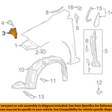 TOYOTA OEM 14-18 Corolla-Fender Guide Right 5315302020