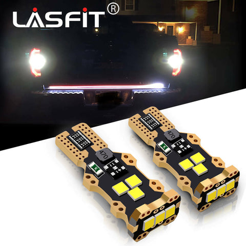 2x Lasfit LED Reverse Backup Light 6000K Bright White for Nissan Rogue 2008-2020