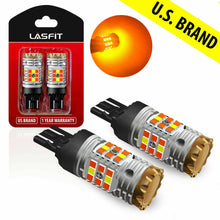 LASFIT 7443 7444 Front LED Turn Signal Light Blink Bulb for Toyota Nissan Honda