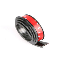 2x 150cm Car Carbon Fiber Look Fender Flare Flexible Mudguard Wheel Eyebrow Trim