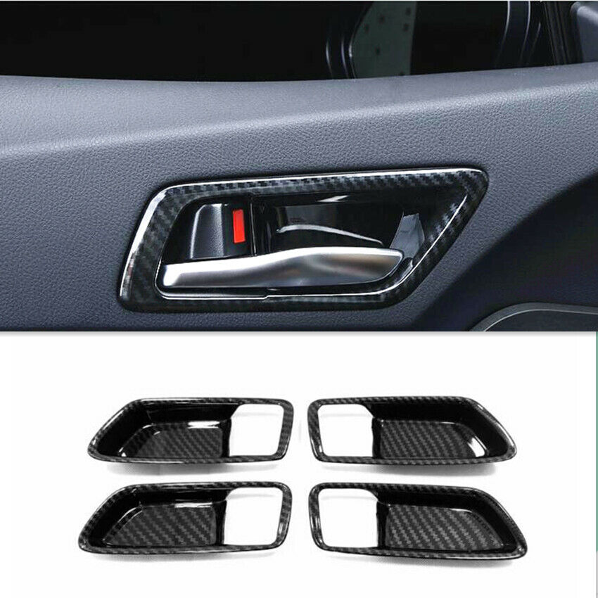 Fits Toyota Corolla 2020 Carbon Fiber Style Inner Door Handle Bowl Cover Trim