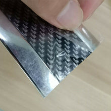 Carbon Fiber Vinyl Door Sill Scuff Plate Car Sticker Protector Parts Accessories