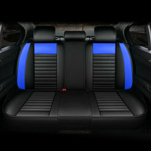 Universal 5-Seats Car SUV Seat Cover PU Leather Cushion Front Rear W/Pillows Set