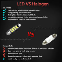 23pc Car Interior Lights LED Map Dome Reading Trunk Bulb License Plate Door Kit