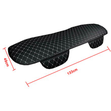 Car Rear Seat Cover Cushion Pad PU Leather Black&White For Interior Accessories