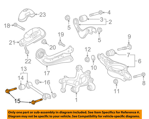 TOYOTA OEM 16-18 Prius Rear Suspension-Link Rod Bolt 90119A0434