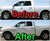 CHROME Pillar Posts for Nissan Rogue 14-20 8pc Set Door Cover Mirrored Trim