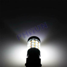 2x 1157 60SMD 4014 LED Turn Signal Light Bulbs White Amber Dual Color Switchback