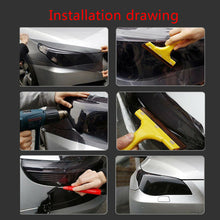 30 × 100cm Dark Smoke Black Tint Film SUV Car Headlights Tail Light Vinyl Wrap