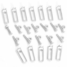 1 Set/3Pcs Universal Car Clutch Brake Foot Pedals Cover Treadle Non-Slip Silver