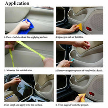 6" x 60" Clear Car Door Sill Edge Paint Protection Scratches Film Vinyl Sheet