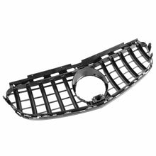 For 2014-2016 Mercedes W212 E200 E350 Black GT R Front Bumper Hood Grille Grill
