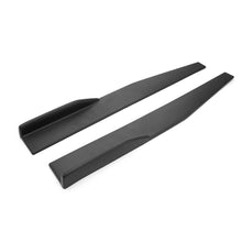 Auto Car 74.5cm Carbon Fiber Side Skirts Rocker Splitters Diffuser Winglet Wings