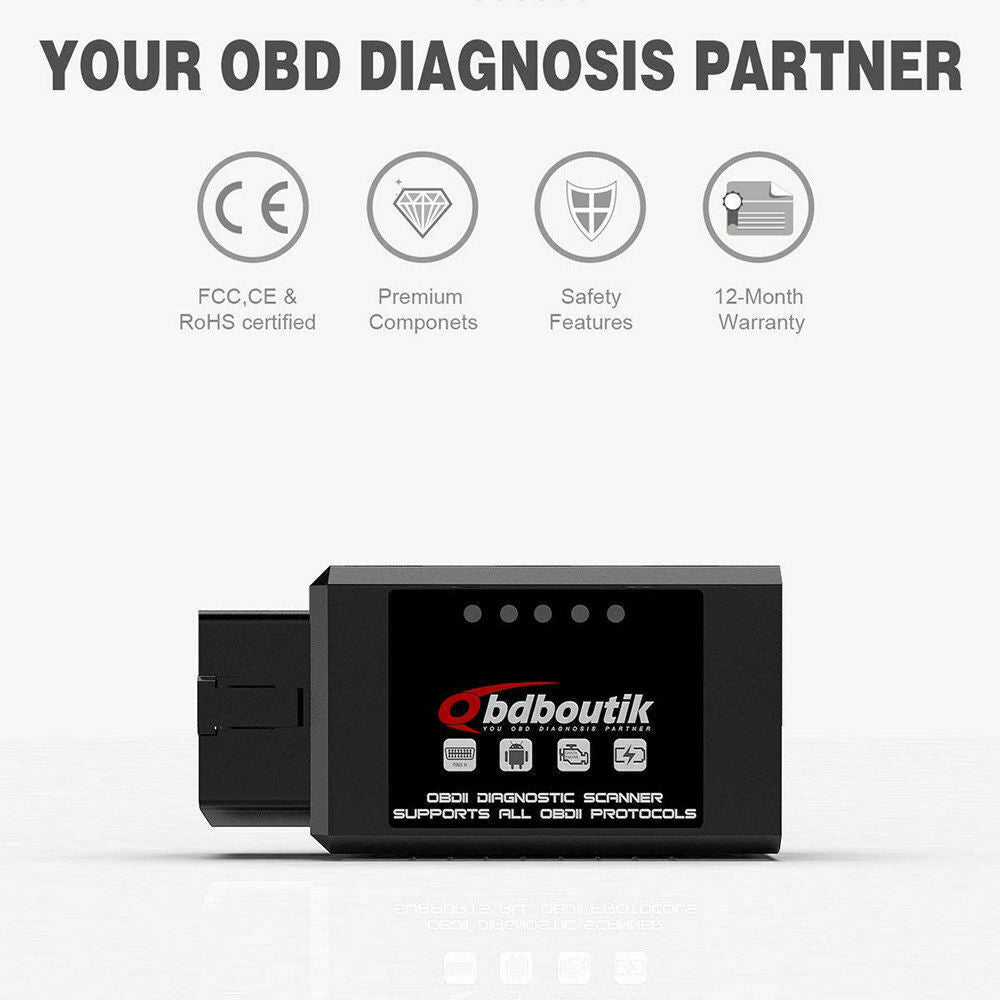 NEW TOYOTA ELM327 Bluetooth OBD2 Code Reader Scanner Engine Diagnostic Scan Tool