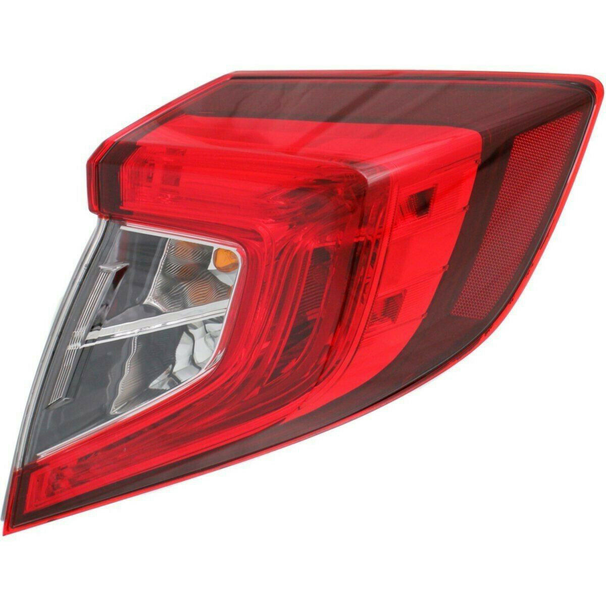 Tail Light Right Passenger Fits 2016-2017 Honda Civic Sedan