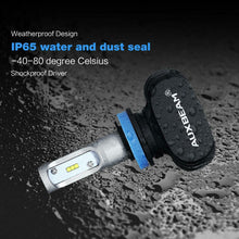 AUXBEAM H8 H9 H11 LED Headlight Kit High/Low Beam Bulb Super Bright 6500K 8000LM