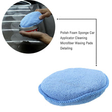 12cm Car Polish Foam Sponge Applicator Cleaning Microfiber Waxing Pads Detailing