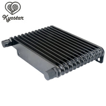 13 Row Oil Cooler BLACK AN10 Universal Mount Engine Transmission 10-AN cooling