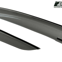 Mugen Style Smoke Tinted Side Vent Window Visors For 16-Up Honda Civic Hatchback