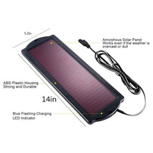 USA Stock 12 Volt Solar Battery Maintainer Charger Tender Trickle 1.8W Universal