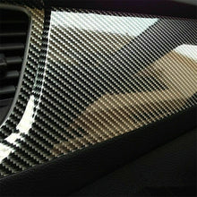 7D Accessories Glossy Carbon Fiber Vinyl Film Car Interior Wrap Stickers 12x 60"