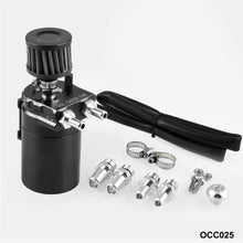 1pcs Car Aluminum Oil Catch Can Reservoir Tank / Oil Tank With Filter Universal